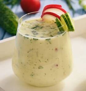 Кефир с билки