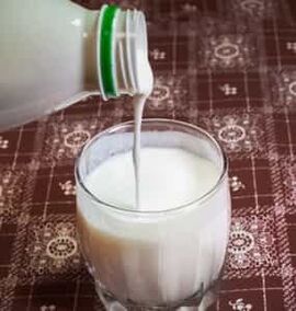 Чаша пресен кефир